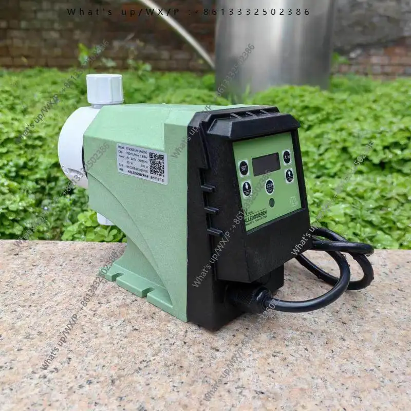 Plastic two-phase electromechanical diaphragm metering pump