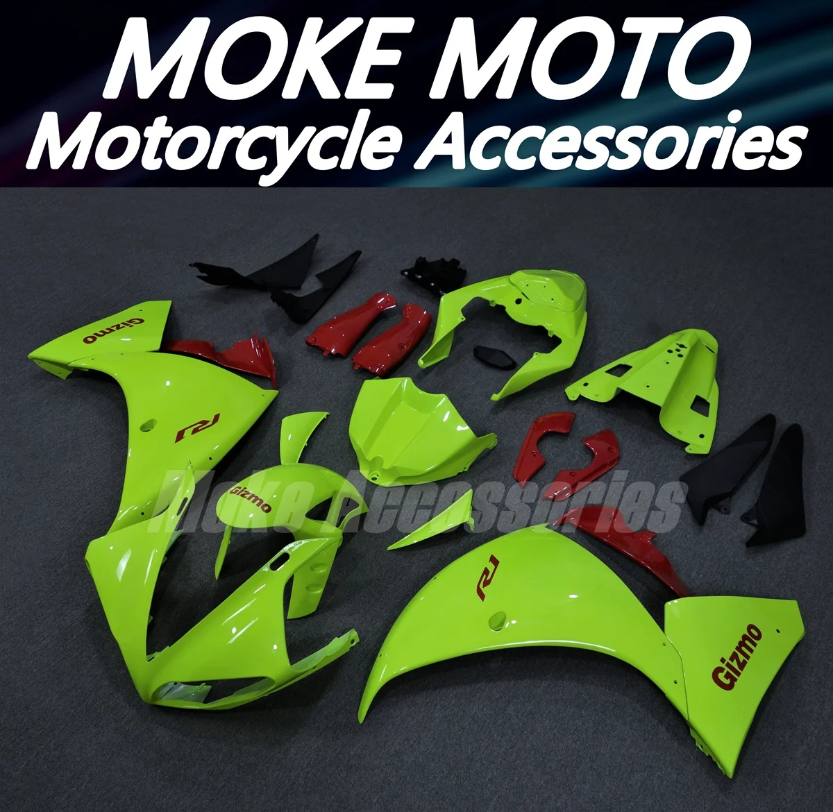 Motorcycle Bodywork Set For Yzf R1 2009 2010 2011 Fairings Kit Fit High Quality ABS Injection Neon Red fluorescence
Motorcycle Bodywork Set For Yzf R1 2009 2010 2011 Fairings Kit Fit High Quality ABS Injection Neon Red fluorescence