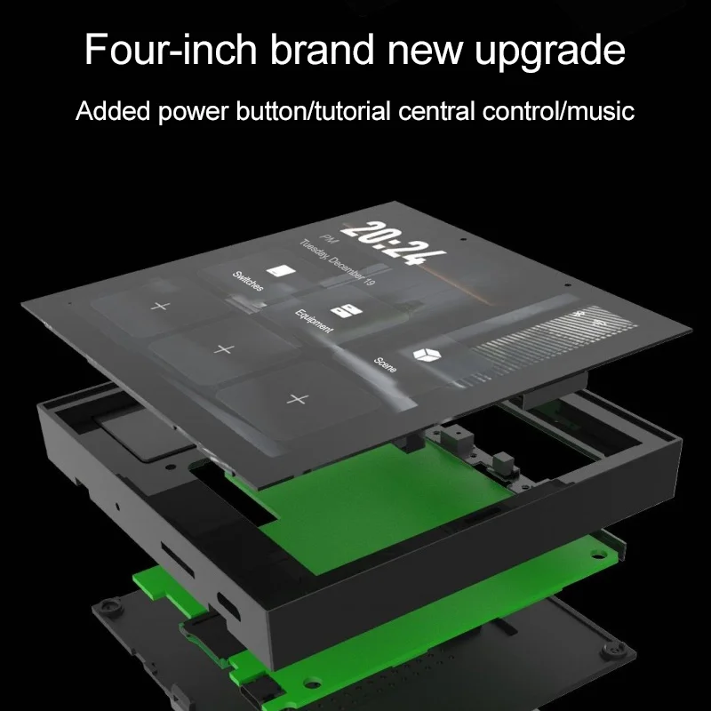 2025 Touch Screen Control Panel with Music Amplifier E4 New and Cheap 4 Inch Supported Smart Home Gateway Panel
2025 Touch Screen Control Panel with Music Amplifier E4 New and Cheap 4 Inch Supported Smart Home Gateway Panel