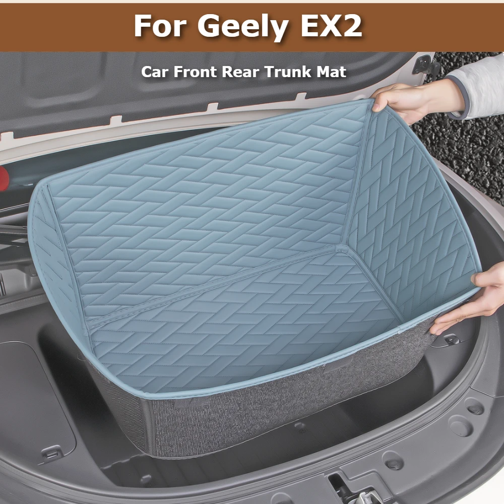 For Geely EX2 Proton e.MAS 5 Xingyuan 2024-2026 Nappa Leather Car Front Rear Trunk Mat Cargo Liners Boot Lower Compartment Mats
For Geely EX2 Proton e.MAS 5 Xingyuan 2024-2026 Nappa Leather Car Front Rear Trunk Mat Cargo Liners Boot Lower Compartment Mats
