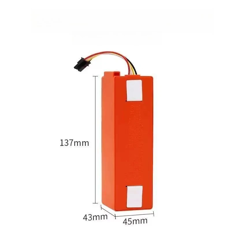 For xiaomi roborock robot vacuum battery for mi home generation 1s s50 s51 t6 65 small watt
For xiaomi roborock robot vacuum battery for mi home generation 1s s50 s51 t6 65 small watt