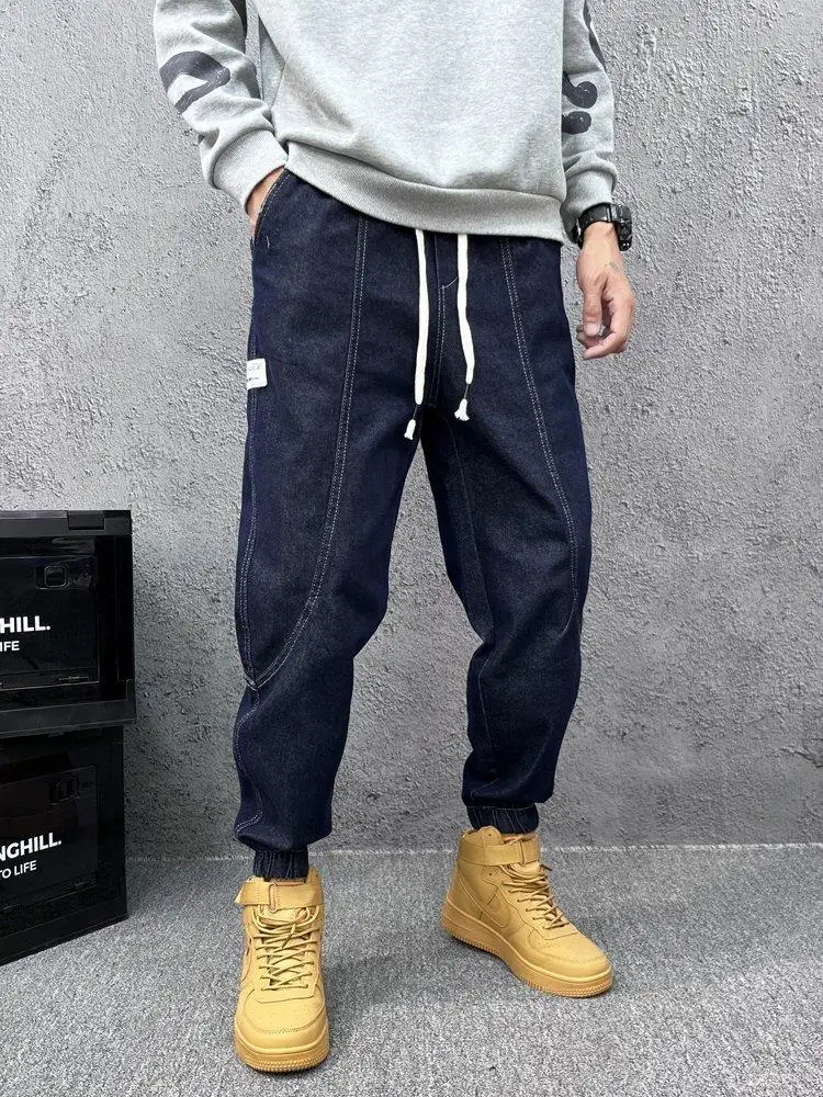 Модные свободные мужские джинсы, весенне-осенние новые брюки Sle Harlan, американские длинные джинсы с завязками, износостойкие повседневные свободные джинсы
Модные свободные мужские джинсы, весенне-осенние новые брюки Sle Harlan, американские длинные джинсы с завязками, износостойкие повседневные свободные джинсы