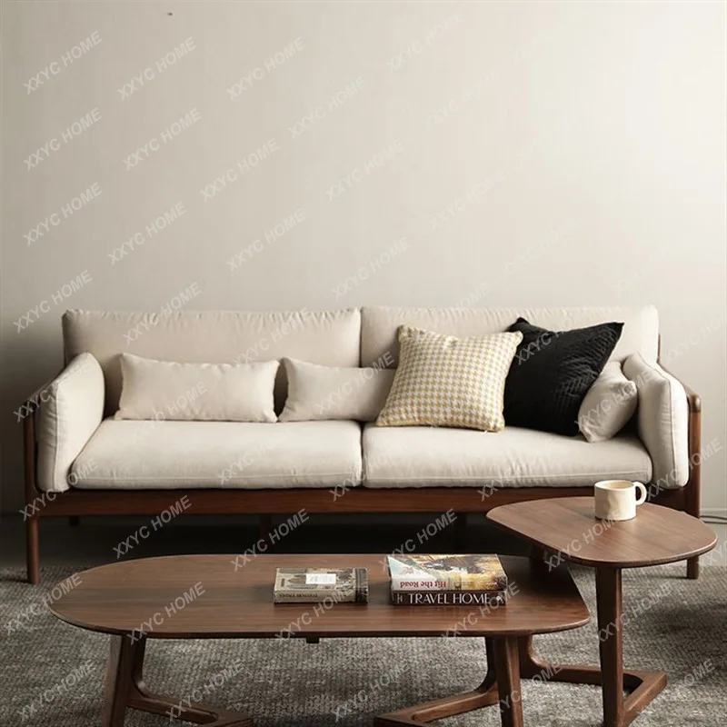 M Black walnut modern coffee table, light luxury living room side table is simple
M Black walnut modern coffee table, light luxury living room side table is simple