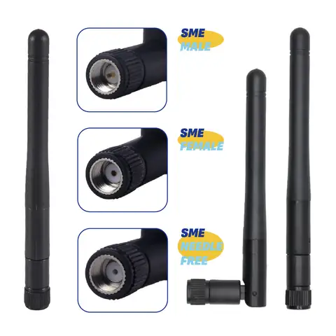 SMA Male Female Needlefree Antenna Replacement Antenna for IP Camera Recorder Recorder 2pcs WiFi 2.4GHz 3dBi WiFi Antenna