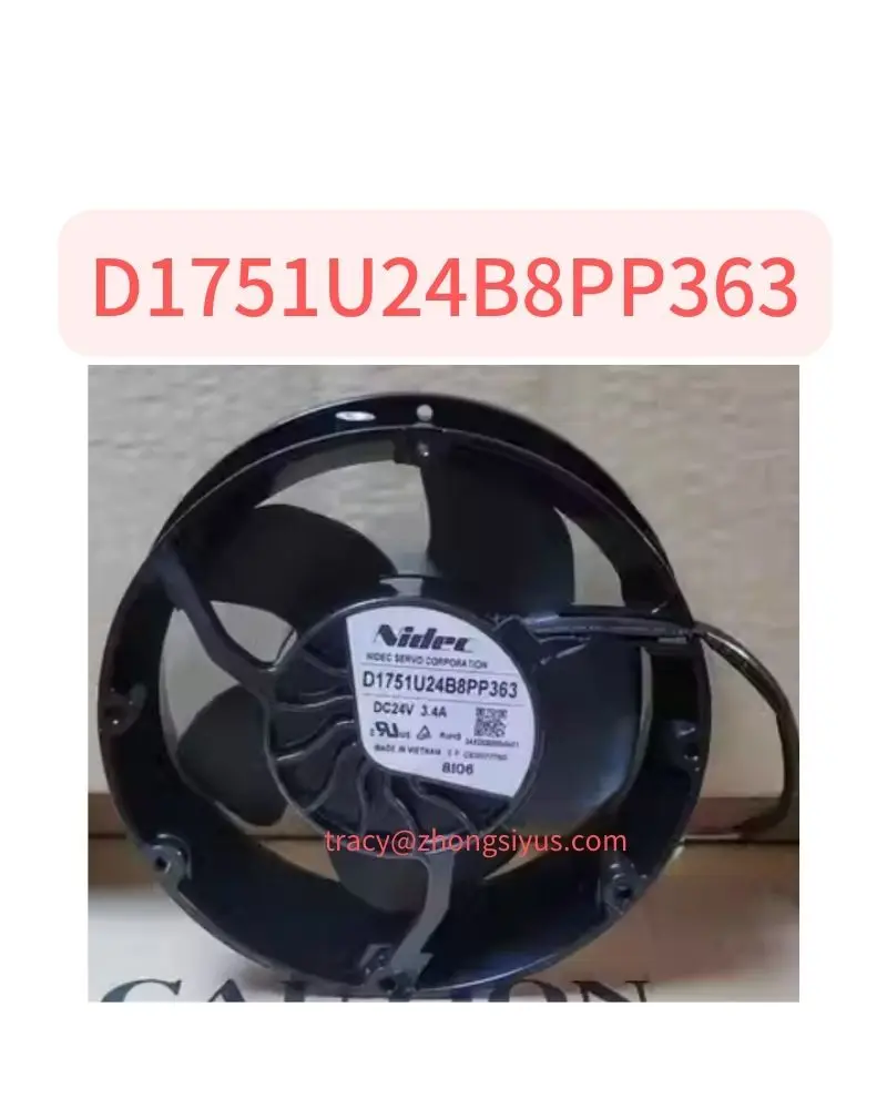 D1751U24B8PP363 Совершенно новый оригинальный инверторный охлаждающий вентилятор 24V3.4A
D1751U24B8PP363 Совершенно новый оригинальный инверторный охлаждающий вентилятор 24V3.4A