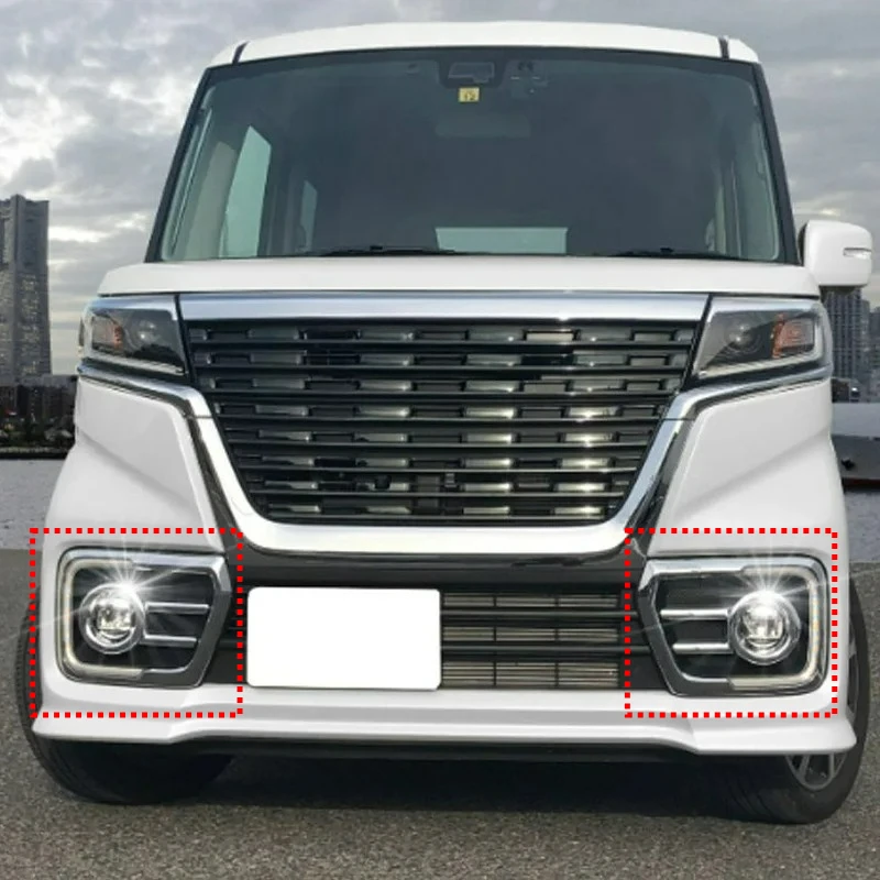 2PCS/Set Plastic Car Front Head Fog Light Chrome Cover Trim Bezel Frame Garnish for Suzuki Spacia Custom MK53S
2PCS/Set Plastic Car Front Head Fog Light Chrome Cover Trim Bezel Frame Garnish for Suzuki Spacia Custom MK53S