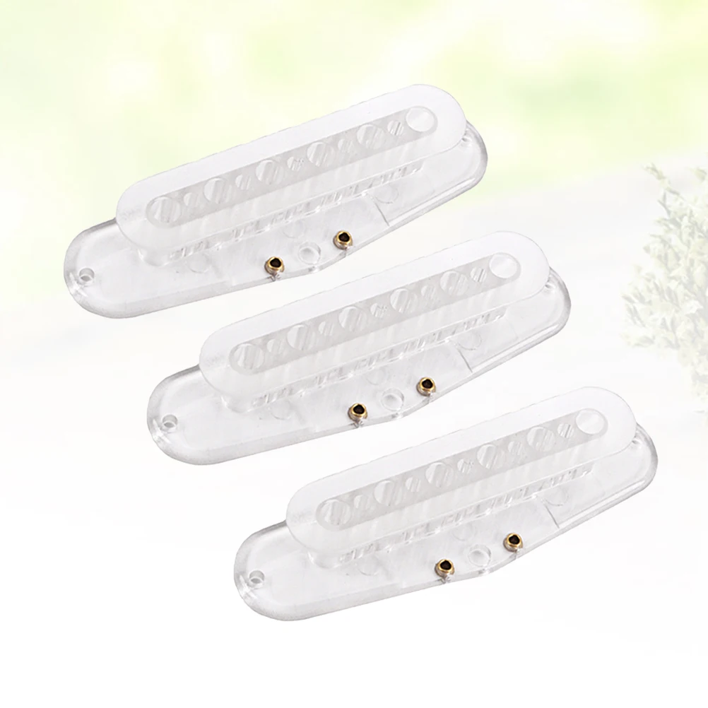 3 Pcs Pickup Module Sensitive Bobbin for Guitar Control Cover Electric Bridge Humbucker Pickups Musical Instrument
3 Pcs Pickup Module Sensitive Bobbin for Guitar Control Cover Electric Bridge Humbucker Pickups Musical Instrument