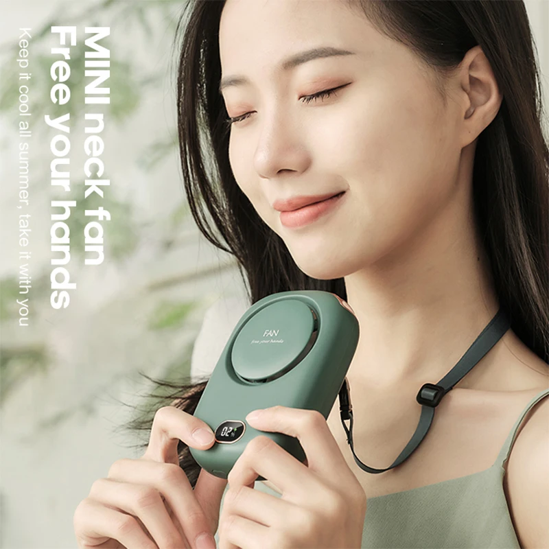 Beutyone Portable Lazy Hanging Neck Fan Mini Cooling Fan Bladeless USB Rechargeable Sports Cooling Fan For Outdoor Sports Travel
Beutyone Portable Lazy Hanging Neck Fan Mini Cooling Fan Bladeless USB Rechargeable Sports Cooling Fan For Outdoor Sports Travel