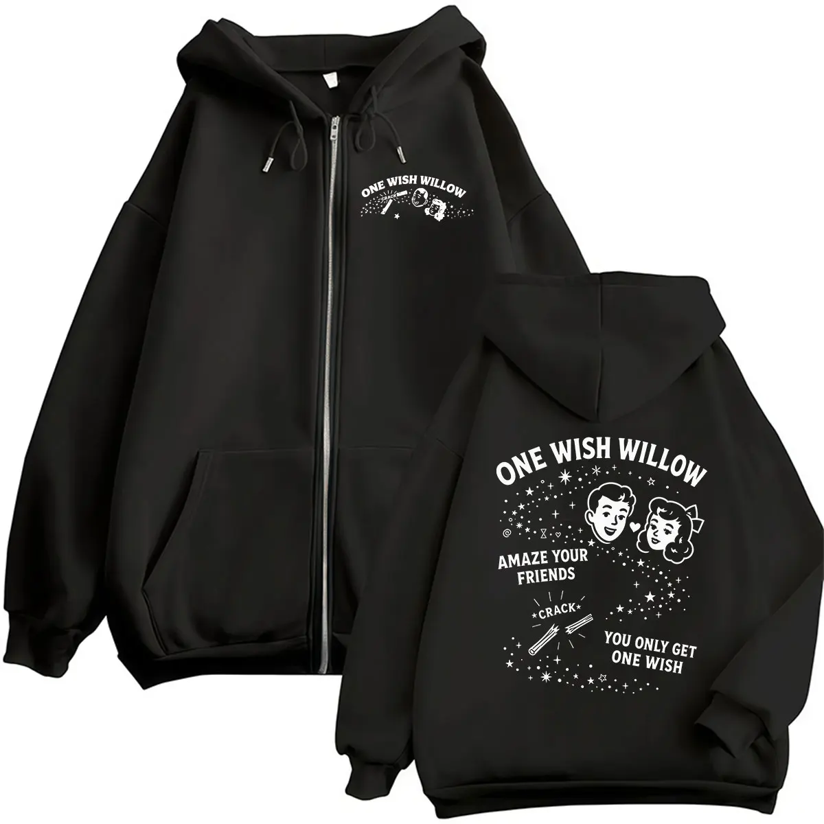 Obsession One Wish Willow Movie 2026 Print Zipper Hoodie Men Women Vintage Fashion Oversized Long Sleeve Fleece Coats Sweatshirt
Obsession One Wish Willow Movie 2026 Print Zipper Hoodie Men Women Vintage Fashion Oversized Long Sleeve Fleece Coats Sweatshirt