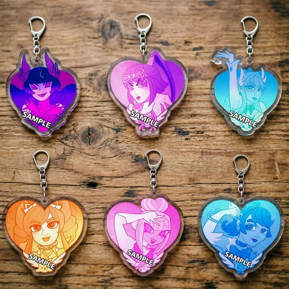 For Hazbin Hotel Charlie Vaggie Alastor Lucifer Acrylic Keychain Peripheral Student Backpack Decoration Pendant Exquisite Gift
For Hazbin Hotel Charlie Vaggie Alastor Lucifer Acrylic Keychain Peripheral Student Backpack Decoration Pendant Exquisite Gift