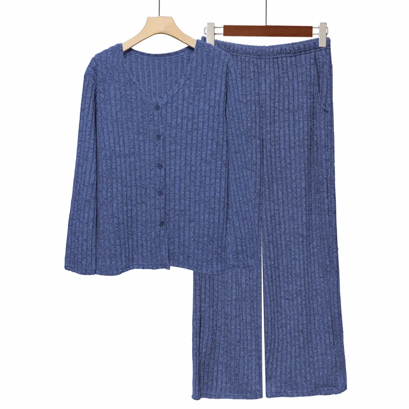 Pijama Feminino Lounge, теплый комплект одежды для сна, осенне-зимние женские пижамы с длинными рукавами, свободная домашняя одежда, женский пижамный костюм 
Pijama Feminino Lounge, теплый комплект одежды для сна, осенне-зимние женские пижамы с длинными рукавами, свободная домашняя одежда, женский пижамный костюм