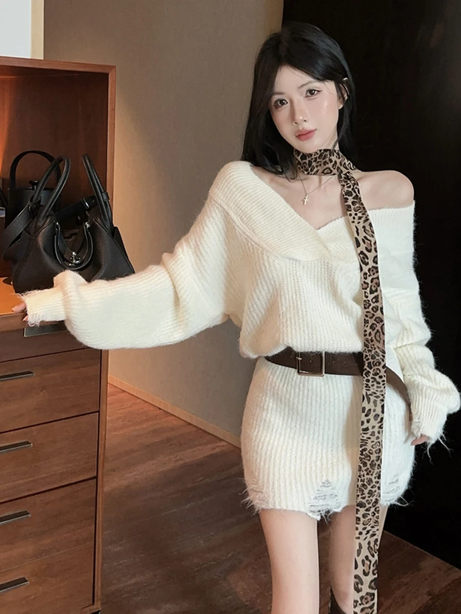 Ele V-образное плечо Long Sve Трикотажная юбка Sexy Spicy Girl Slim Fit Bodycon Dr Ladylike Sle
Ele V-образное плечо Long Sve Трикотажная юбка Sexy Spicy Girl Slim Fit Bodycon Dr Ladylike Sle