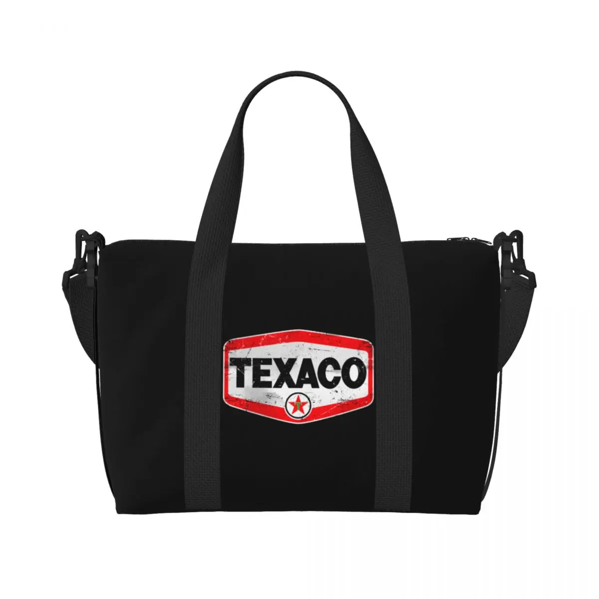 Custom Vintage Texaco Logo Beach Tote Bag for Women Large Compartment Gym Beach Travel Bags
Custom Vintage Texaco Logo Beach Tote Bag for Women Large Compartment Gym Beach Travel Bags