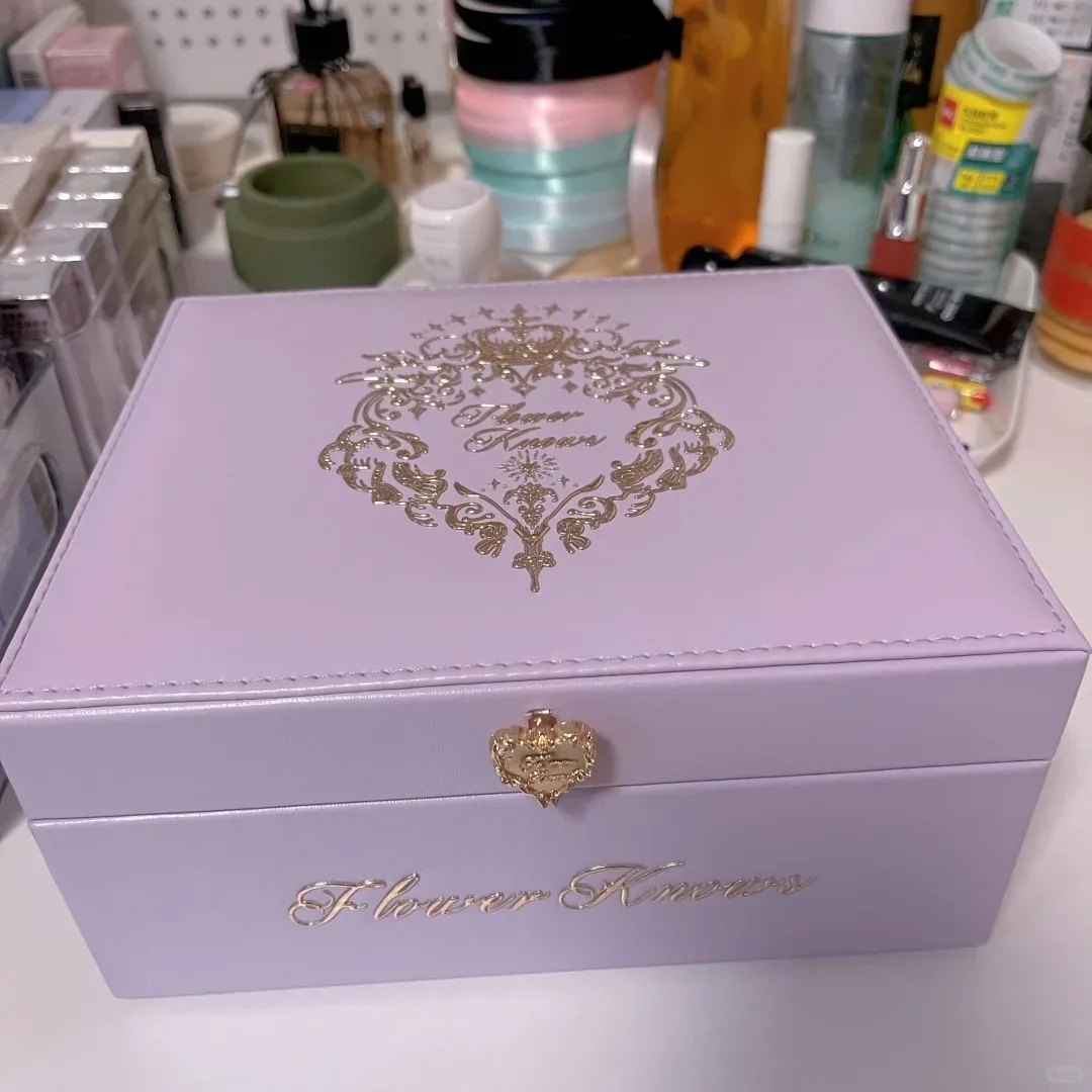FLOWER KNOWS Strawberry Rococo Cosmetics Storage Box Limited Edition Jewelry Purple Empty Box