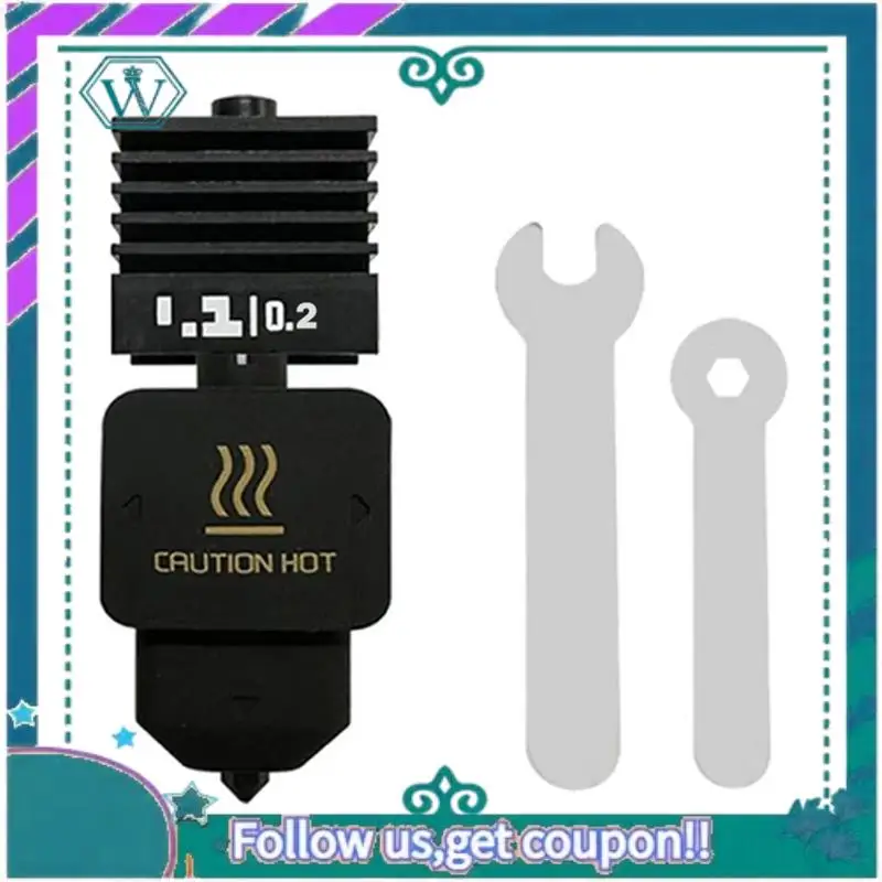 A75Q-High Flow Quick Swap Hotend Kit For Bambulab H2D/H2S End With Hardened Steel Nozzles 0.2Mm
A75Q-High Flow Quick Swap Hotend Kit For Bambulab H2D/H2S End With Hardened Steel Nozzles 0.2Mm