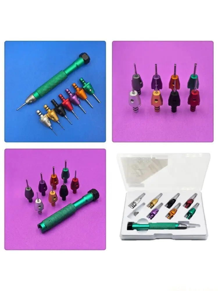 A2BE Durability T Type Precise Screwdriver 0.6-0.8-1.0-1.2-1.4-1.6mm Replaceable Tip
A2BE Durability T Type Precise Screwdriver 0.6-0.8-1.0-1.2-1.4-1.6mm Replaceable Tip