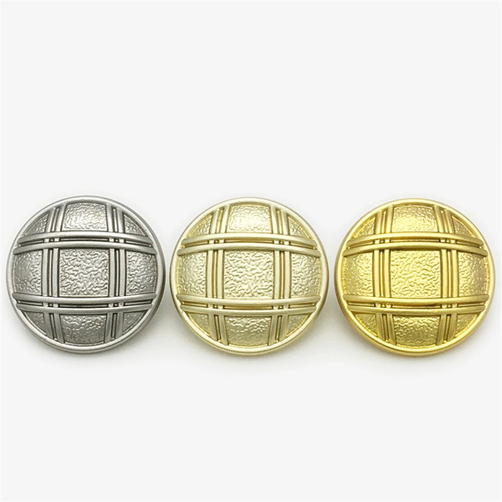 10-Pack Mesh Design Round Metal Buttons 1.75/2.25cm Gold Silver Buttons for Suit Blazer Coat, Clothing Buttons, Sewing Supplies
10-Pack Mesh Design Round Metal Buttons 1.75/2.25cm Gold Silver Buttons for Suit Blazer Coat, Clothing Buttons, Sewing Supplies