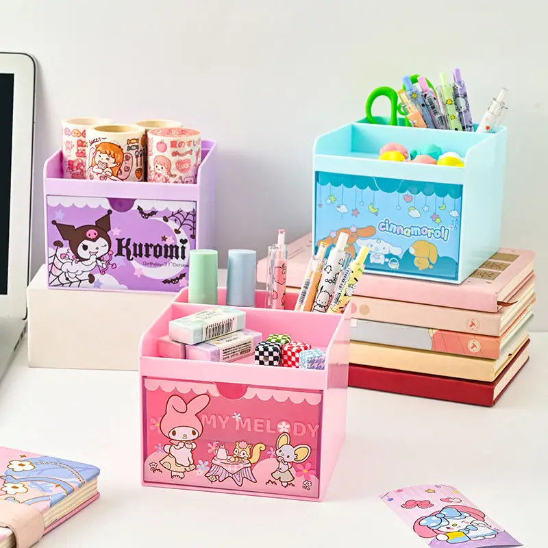 Cinnamoroll Kuromi Anime Kawaii Sanrio Waterproof Pen Holder Cute My Melody Stationery Storage Box Gifts Toys for Kids
Cinnamoroll Kuromi Anime Kawaii Sanrio Waterproof Pen Holder Cute My Melody Stationery Storage Box Gifts Toys for Kids