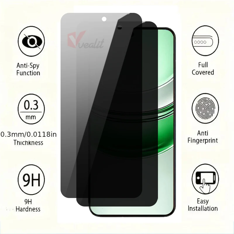 2-4Pcs Anti Spy Protective Tempered Glass for Realme C75 C75X C73 C71 C67 C65 C63 C61 C55 C53 C51 GT Master Screen Protectors
2-4Pcs Anti Spy Protective Tempered Glass for Realme C75 C75X C73 C71 C67 C65 C63 C61 C55 C53 C51 GT Master Screen Protectors