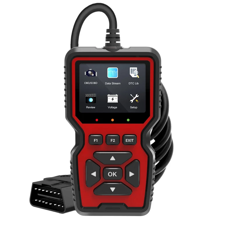 V519 OBDII Code Reader Car Diagnostic Scan Tool Car Voltage Tester Engine Fault Code Scanner Charging Tester Diagnostic Tool
V519 OBDII Code Reader Car Diagnostic Scan Tool Car Voltage Tester Engine Fault Code Scanner Charging Tester Diagnostic Tool