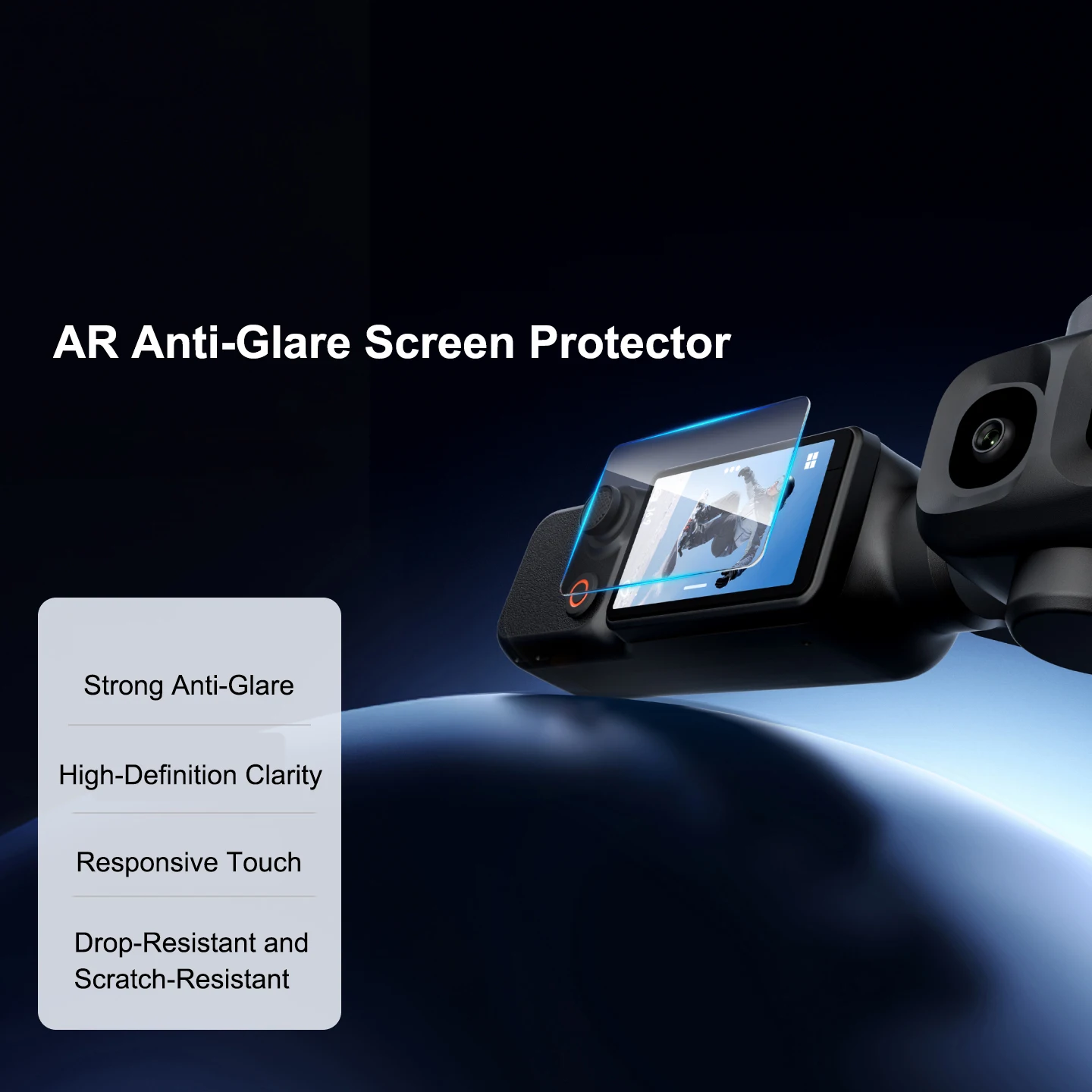 AR Anti Glare Tempered Glass Screen Protector for DJI Pocket 4 Pro 9H Hardness High Transparency Scratch Free Easy Installation
AR Anti Glare Tempered Glass Screen Protector for DJI Pocket 4 Pro 9H Hardness High Transparency Scratch Free Easy Installation