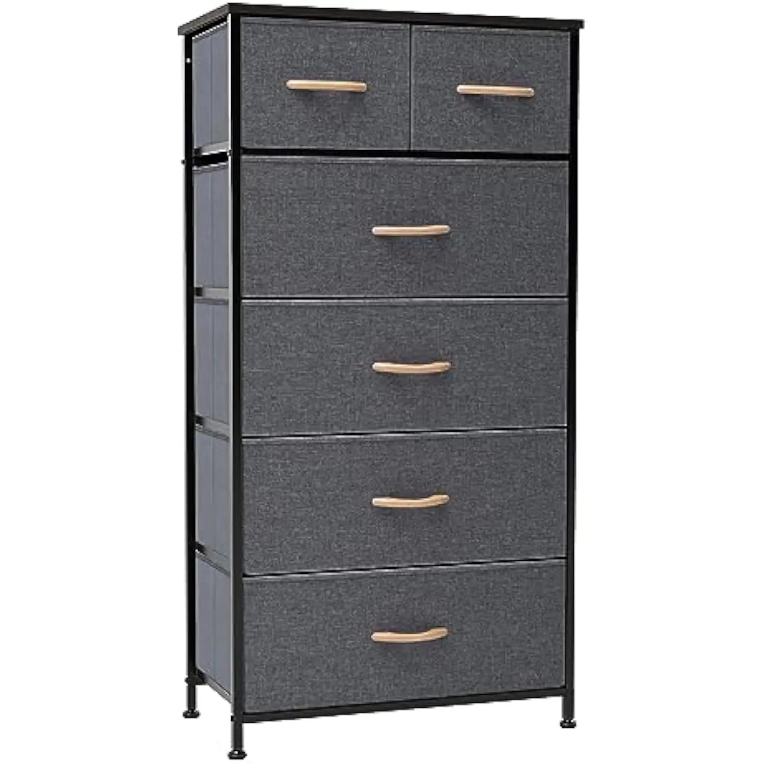 Vertical Dresser Storage Tower - Sturdy Steel Frame, Wood Top, Easy Pull Fabric Bins, Wood Handles - Organizer Unit for Bedroo
Vertical Dresser Storage Tower - Sturdy Steel Frame, Wood Top, Easy Pull Fabric Bins, Wood Handles - Organizer Unit for Bedroo