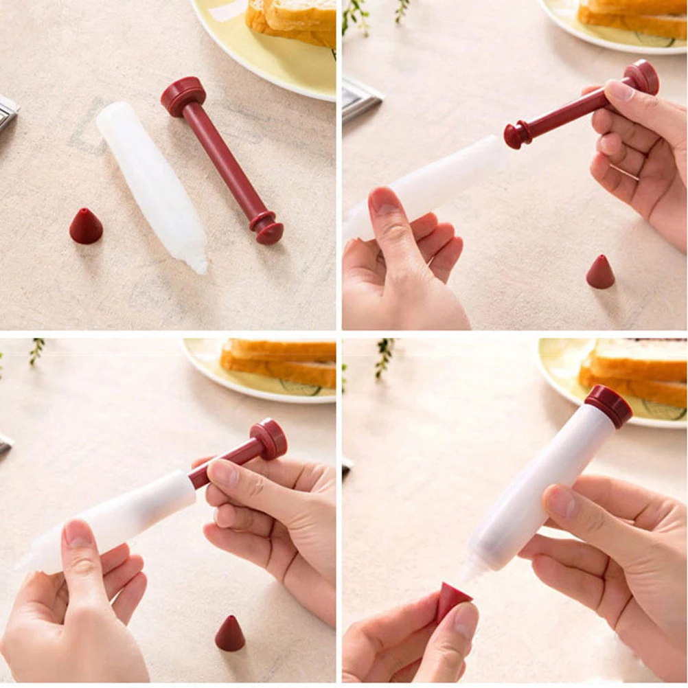 Silicone Pastry Pen Cake Decorating Writing Tool Chocolate Food DIY Piping Gun Baking Tools Set Kitchen Bar Supplies
Silicone Pastry Pen Cake Decorating Writing Tool Chocolate Food DIY Piping Gun Baking Tools Set Kitchen Bar Supplies