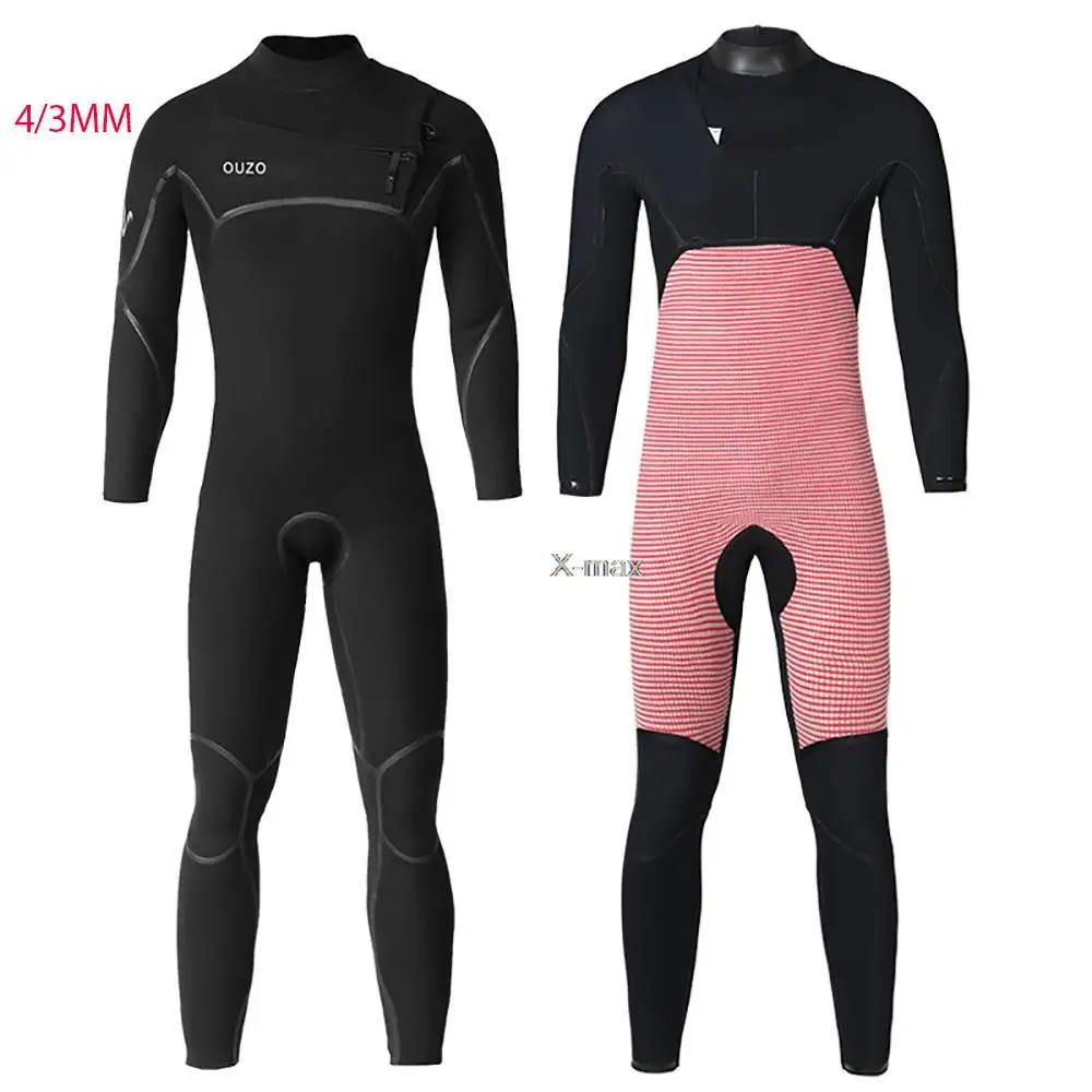 4/3MM Neoprene Wetsuit One Piece Swimwear Keep Warm Thickened Back Zipper Snorkeling Wetsuit Swimming Surfing Wet Suits
4/3MM Neoprene Wetsuit One Piece Swimwear Keep Warm Thickened Back Zipper Snorkeling Wetsuit Swimming Surfing Wet Suits