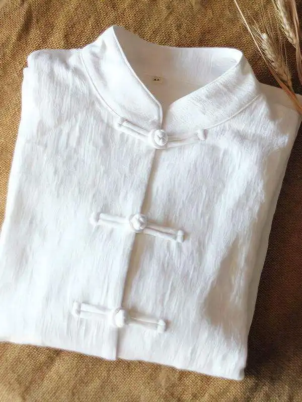 Cotton Linen Shirt Chinese Style Men Women Clothing National Style Tang Costume Button up Long Sleeve Stand Collar Zhongshan ...
Cotton Linen Shirt Chinese Style Men Women Clothing National Style Tang Costume Button up Long Sleeve Stand Collar Zhongshan ...