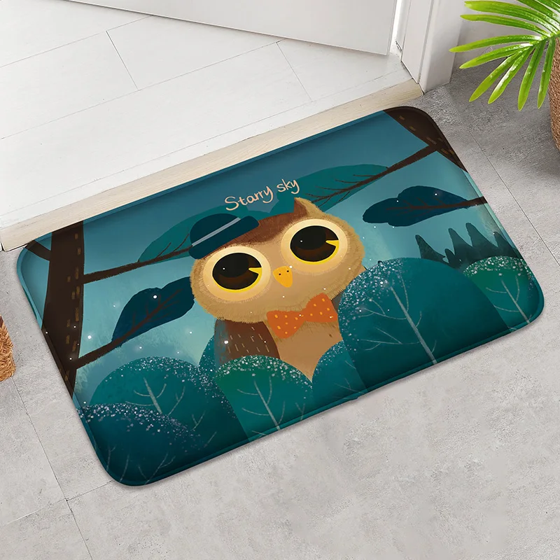 Cartoon owl door non slip floor mat, entrance door mat, absorbent foot mat, suitable for areas such as bedrooms and doorways
Cartoon owl door non slip floor mat, entrance door mat, absorbent foot mat, suitable for areas such as bedrooms and doorways
