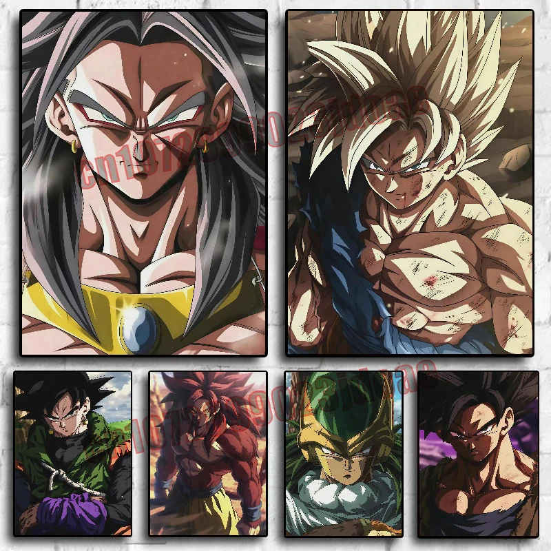 Dragon Ball Super Saiyan Goku Vega Kakarot Art Canvas Painting Frameless Mural Boy Birthday Gift Festival Party Background Wall
Dragon Ball Super Saiyan Goku Vega Kakarot Art Canvas Painting Frameless Mural Boy Birthday Gift Festival Party Background Wall