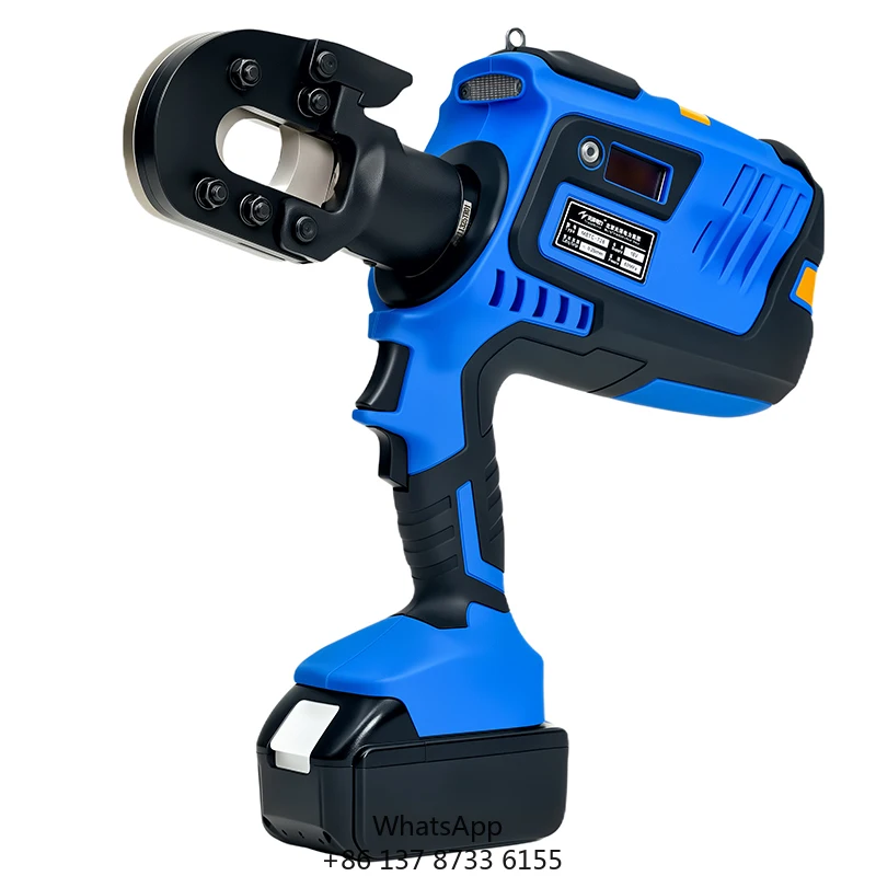 NBTC-726 Battery Powered Hydraulic Cable Sheet Wire Rope Cutter For Cutting Copper Aluminium ACSR Conductor Cables
NBTC-726 Battery Powered Hydraulic Cable Sheet Wire Rope Cutter For Cutting Copper Aluminium ACSR Conductor Cables