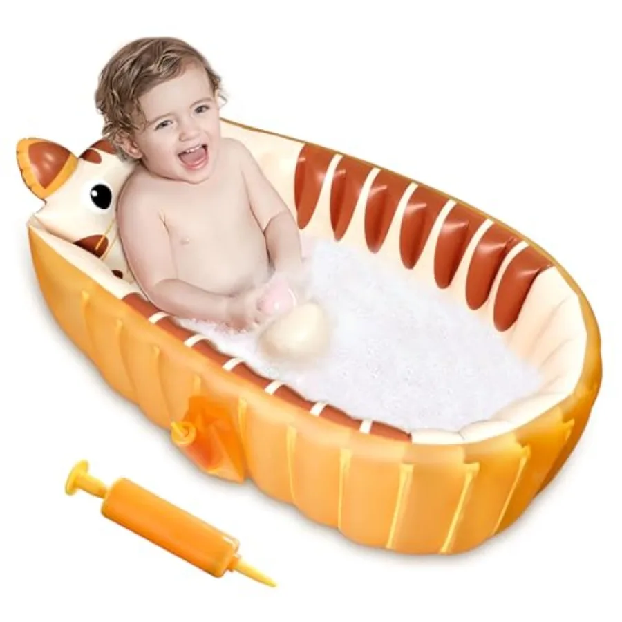 Boczif Inflatable Baby Bathtub, Toddler Bath Tub Non-Slip Baby Pool for Sitting, Foldable Infant Shower Basin Mini Air Swimming
Boczif Inflatable Baby Bathtub, Toddler Bath Tub Non-Slip Baby Pool for Sitting, Foldable Infant Shower Basin Mini Air Swimming