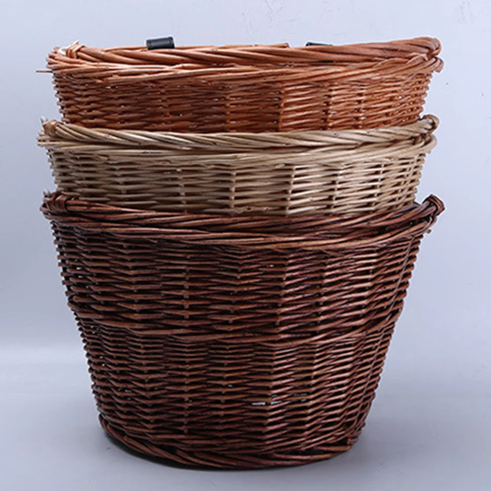Premium Bicycle Front Rattan Wicker Basket Large Capacity Durable Natural Willow Easy Mounting Metal Bracket Compatible Heavy
Premium Bicycle Front Rattan Wicker Basket Large Capacity Durable Natural Willow Easy Mounting Metal Bracket Compatible Heavy