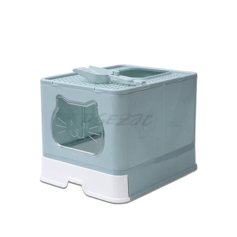 Oversized Easy To Clean Deodorizing Drawer Style Foldable Cat Litter Box Cat Toilet Large Entrance Fully Enclosed
Oversized Easy To Clean Deodorizing Drawer Style Foldable Cat Litter Box Cat Toilet Large Entrance Fully Enclosed
