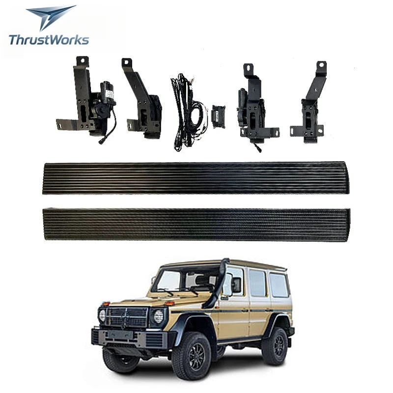 Lightweight Aluminum Side Step Running Boards with Light G350D W463 Bars
Lightweight Aluminum Side Step Running Boards with Light G350D W463 Bars