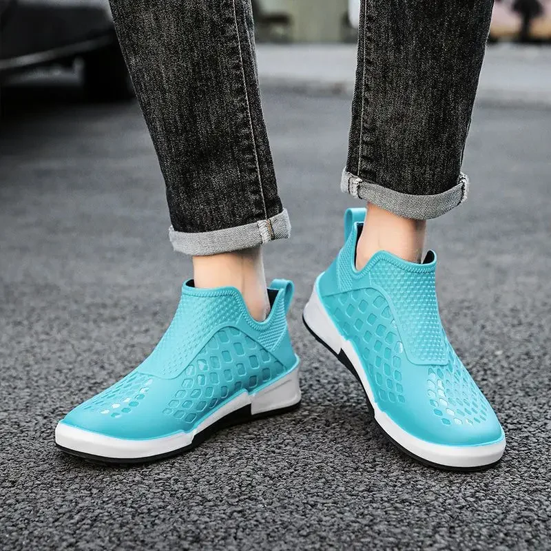 Цвет сращивания, мужская обувь на толстой платформе с низким берцем, мягкая резинка, 2021, рабочие мужские непромокаемые сапоги высокого качества для рыбалки и взрослых на низком каблуке
Цвет сращивания, мужская обувь на толстой платформе с низким берцем, мягкая резинка, 2021, рабочие мужские непромокаемые сапоги высокого качества для рыбалки и взрослых на низком каблуке