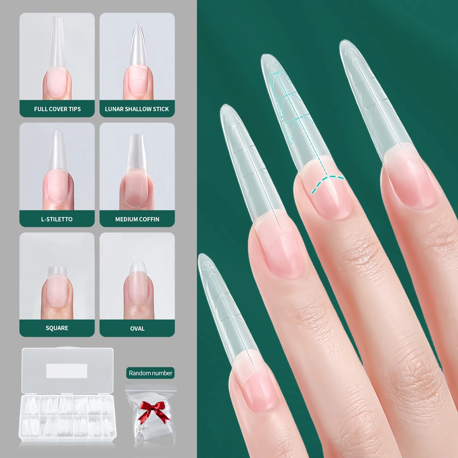 Nailpop Stiletto Press-On Nails With Guide Lines 360PCS/100PCS with Refill Matte Soft Gel Suitable For Home Nail Salons And DIY
Nailpop Stiletto Press-On Nails With Guide Lines 360PCS/100PCS with Refill Matte Soft Gel Suitable For Home Nail Salons And DIY