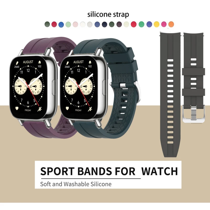 22mm Band Sport Silicone Strap For Redmi Watch 5 Active / Redmi Watch 5 Lite
22mm Band Sport Silicone Strap For Redmi Watch 5 Active / Redmi Watch 5 Lite