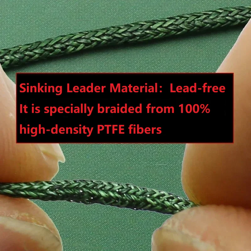 Carp Fishing Leader Line 1m 60LB Lead Free Strong Anti Tangle Leader for Carp Fishing
Carp Fishing Leader Line 1m 60LB Lead Free Strong Anti Tangle Leader for Carp Fishing