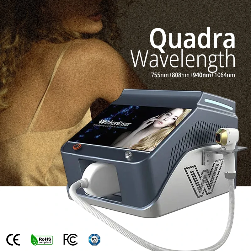 Dermatech Quadra Wavelength Diode Laser Hair Removal Machine 755 808 940 1064 Salon-Level Skin Rejuvenation Laser Device Pro
Dermatech Quadra Wavelength Diode Laser Hair Removal Machine 755 808 940 1064 Salon-Level Skin Rejuvenation Laser Device Pro