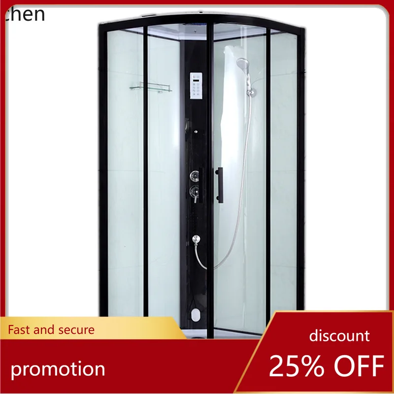 ZML Overall Shower Room Bathroom Tempered Glass Arc Fan-shaped Shower Room
ZML Overall Shower Room Bathroom Tempered Glass Arc Fan-shaped Shower Room