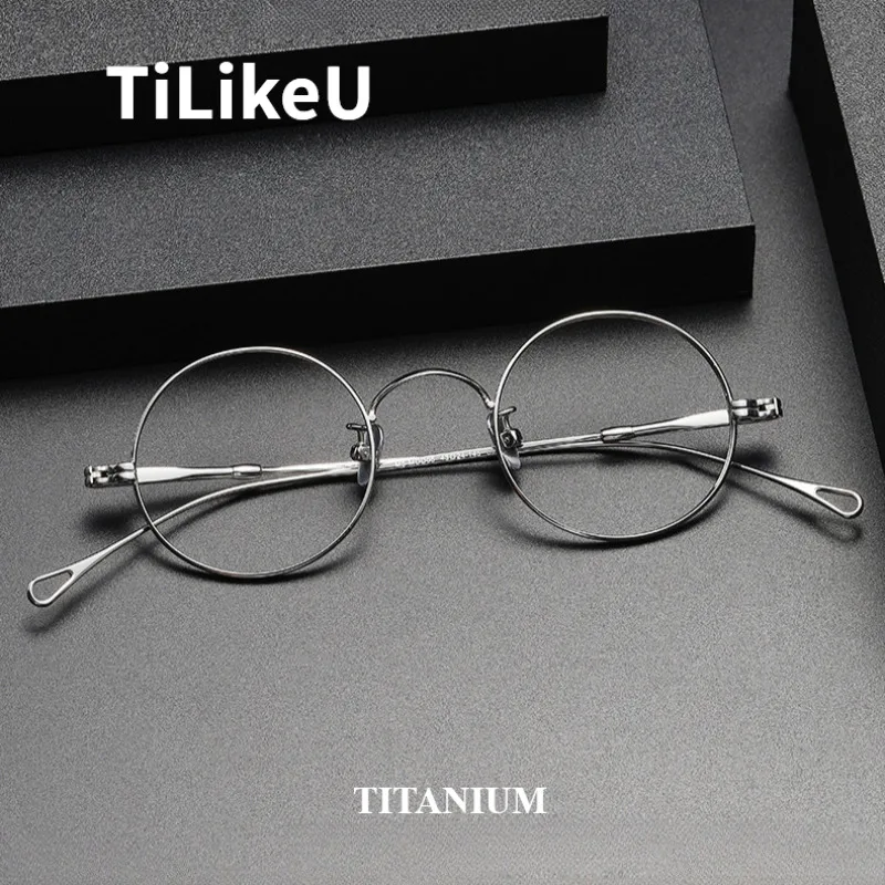 Japanese Brand Pure Titanium Round Eyeglasses Frame Ultra-light Men literary Retro Style Small Face Women Optical Glasses Frames
Japanese Brand Pure Titanium Round Eyeglasses Frame Ultra-light Men literary Retro Style Small Face Women Optical Glasses Frames