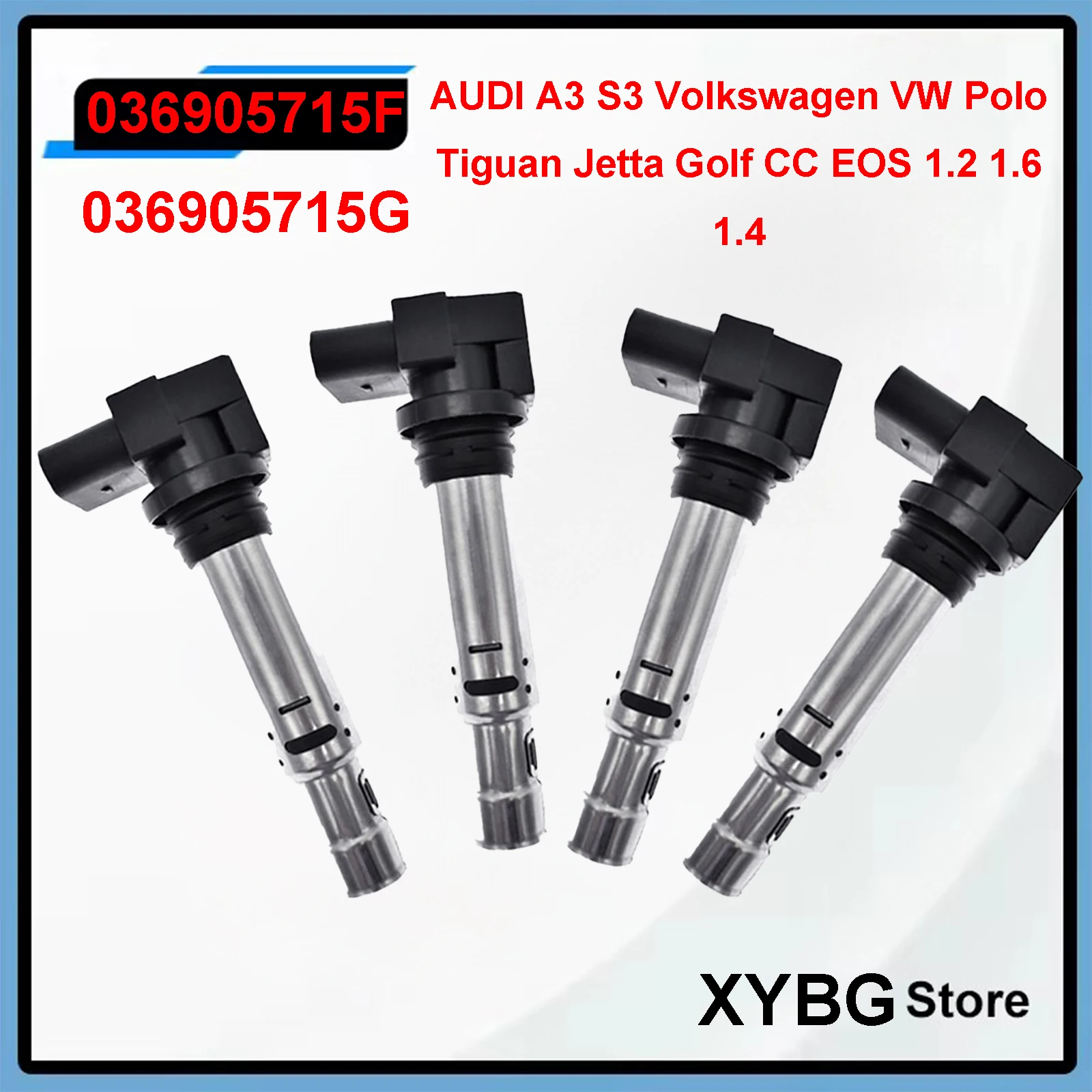 036905715F 036905715A 036905715C Для AUDI A3 S3 Volkswagen VW Polo Tiguan Jetta Golf CC EOS 1.2 1.6 1.4 Катушка зажигания 4 шт. 
036905715F 036905715A 036905715C Для AUDI A3 S3 Volkswagen VW Polo Tiguan Jetta Golf CC EOS 1.2 1.6 1.4 Катушка зажигания 4 шт.