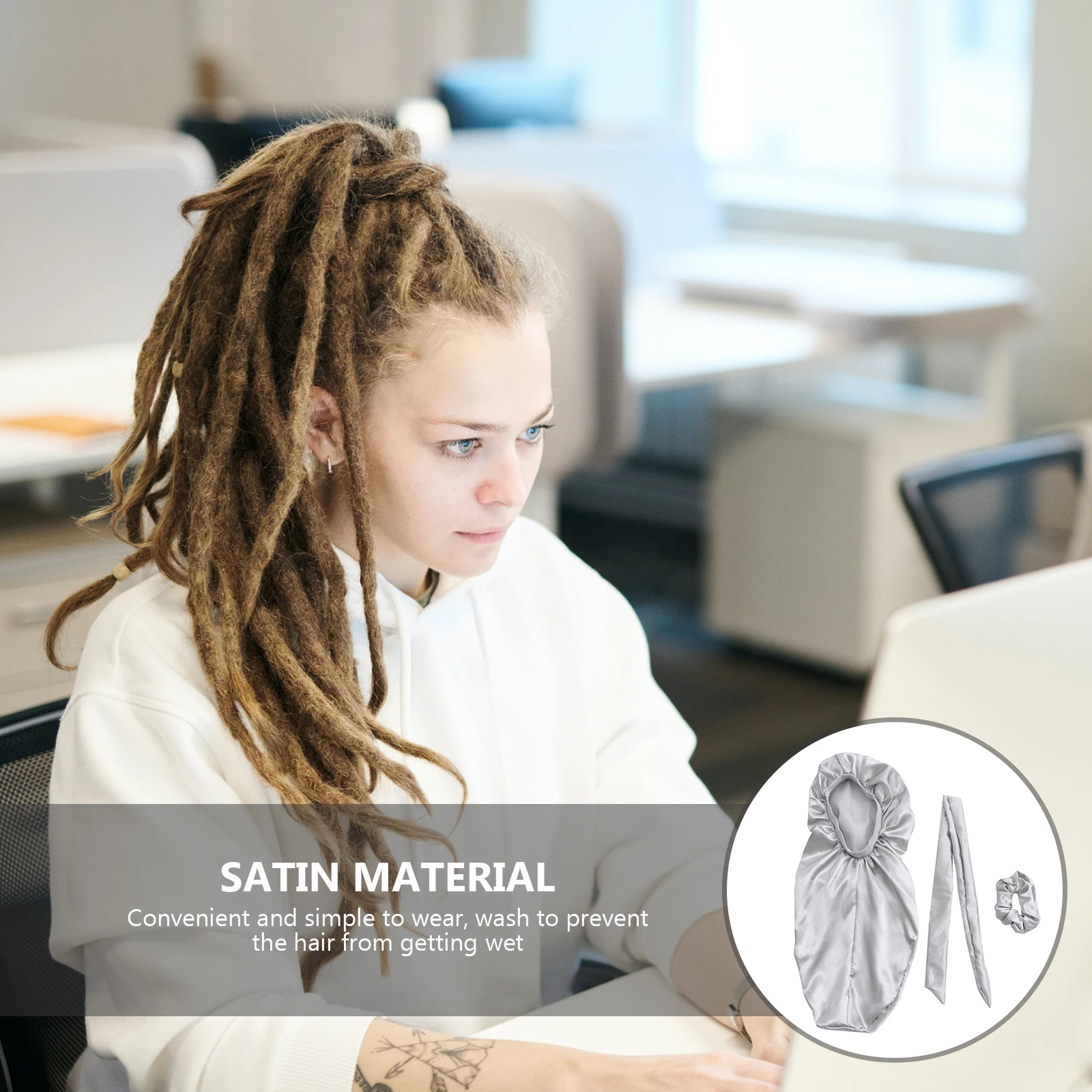 3 pcs Satin Bonnet Women Night Sleeping Cap Elastic Band Hair Wrap Sleep Head Cover For Bed Bath Face Washing Skincare
3 pcs Satin Bonnet Women Night Sleeping Cap Elastic Band Hair Wrap Sleep Head Cover For Bed Bath Face Washing Skincare