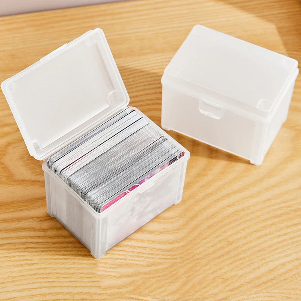 2 Pcs Business Card Storage Box Lidded Bins Small Containers Plastic with Lids Superimposed
2 Pcs Business Card Storage Box Lidded Bins Small Containers Plastic with Lids Superimposed
