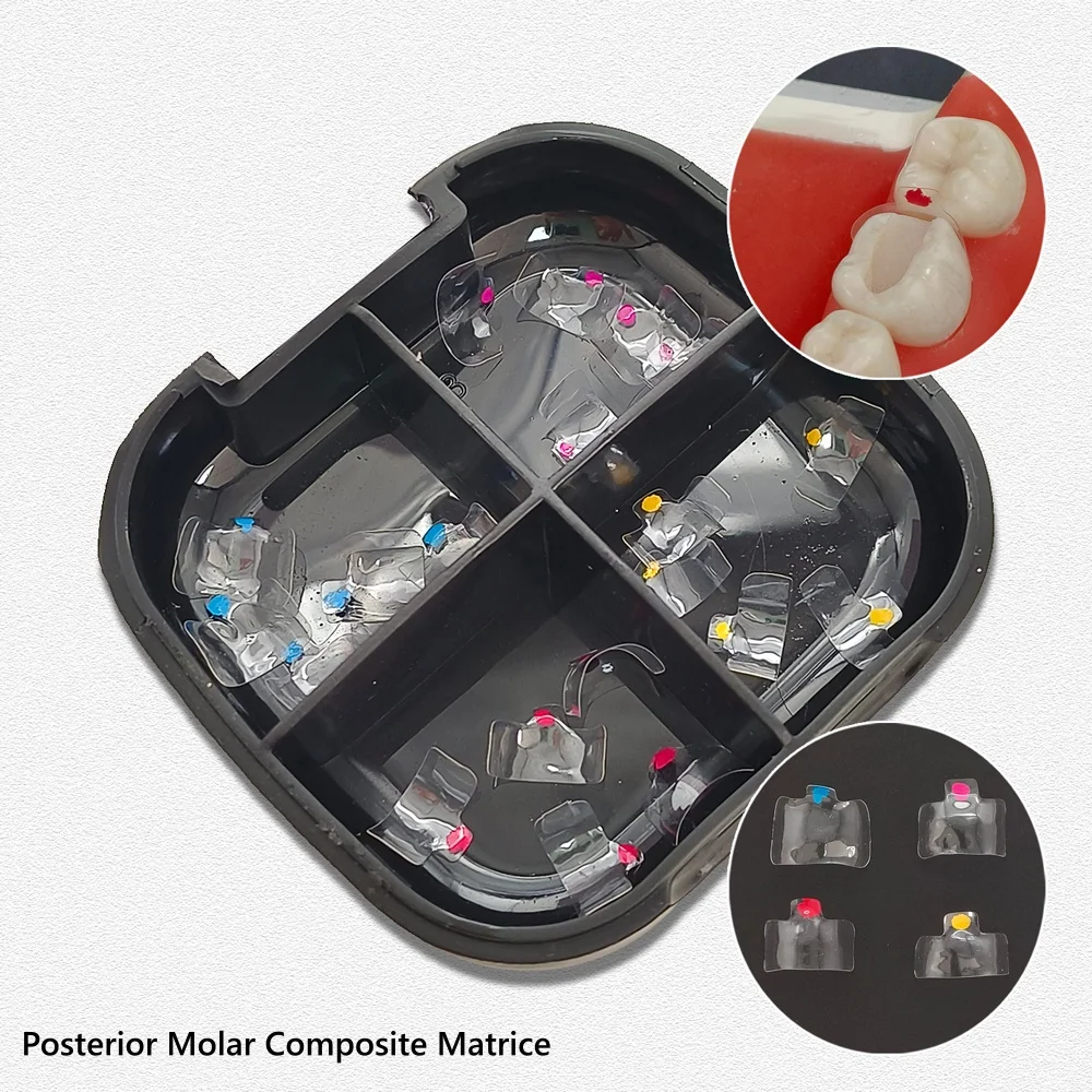 Dental Clear Matrix Bands Transparent Matrice Posterior Molar Composite Class Restorative Matrices 4.5/5.5/6.5/8.0 Fits Bioclear
Dental Clear Matrix Bands Transparent Matrice Posterior Molar Composite Class Restorative Matrices 4.5/5.5/6.5/8.0 Fits Bioclear