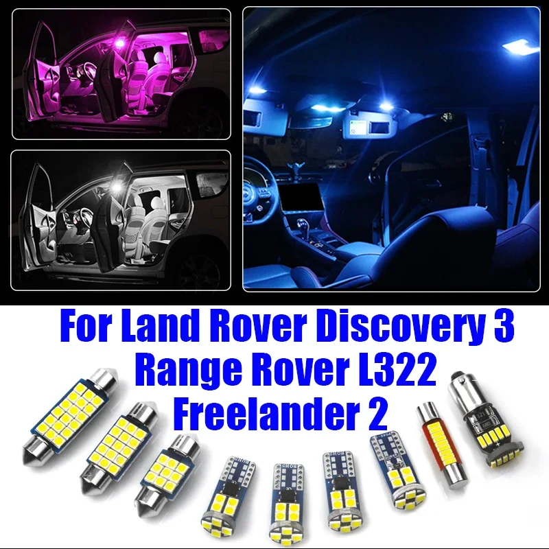 For Land Rover Freelander 2 Discovery 3 Range Rover L322 Car LED Interior Dome Reading Lamp Vanity Mirror Lights Accessories
For Land Rover Freelander 2 Discovery 3 Range Rover L322 Car LED Interior Dome Reading Lamp Vanity Mirror Lights Accessories