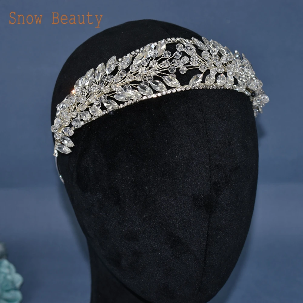 DZ092 Rhinestones Bridal Tiaras Crowns Bride Headpiece Handmade Women Tiara Crystal Hairbands Bride Jewelry Prom Headdress
DZ092 Rhinestones Bridal Tiaras Crowns Bride Headpiece Handmade Women Tiara Crystal Hairbands Bride Jewelry Prom Headdress