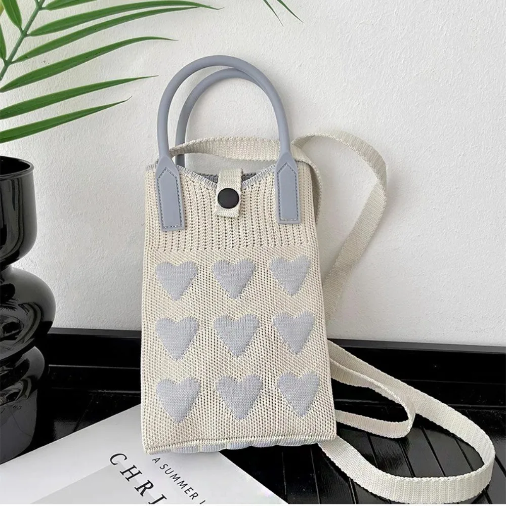 Purse Love Knitted Mobile Phone Bag Silicone Handle Mini Women Mini Shoulder Bag Cute Fashion Knitted Crossbody Bag Phone Pouch
Purse Love Knitted Mobile Phone Bag Silicone Handle Mini Women Mini Shoulder Bag Cute Fashion Knitted Crossbody Bag Phone Pouch